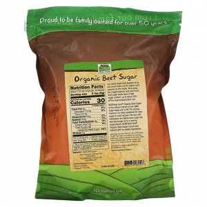 Now Foods, Organic Beet Sugar, 3 lbs (1361 g)