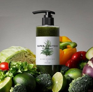 Очищающий детокс-гель для лица Super Vegitoks Cleanser (Green)
