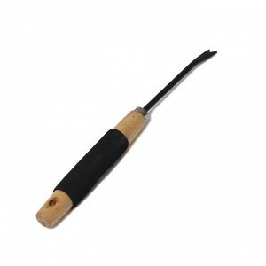 Корнеудалитель, длина 34 см, деревянная ручка с поролоном