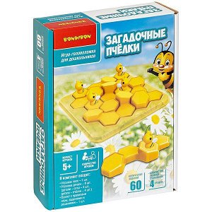 Логическая игра Bondibon "Загадочные пчёлки",  арт.XS977-30., 60,000