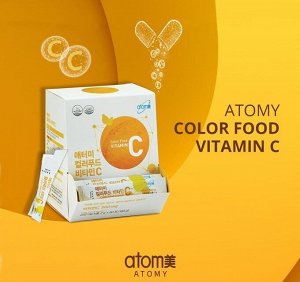 Витамин С Atomy Vitamin Color Food C, 90 стиков