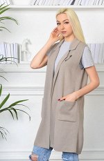 Жилет 1302 цвет бежевый