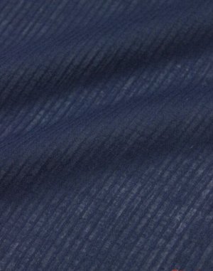 Фактурный хлопок "Полоски", цв.чернильно-синий, ш.1.48м, батист, хлопок-100%, 60гр/м.кв