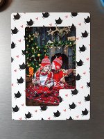 ФОТОРАМКА МАГНИТНАЯ &quot;КОТЫ-СЕРДЕЧКИ&quot; для фото 10*15 см (1554)