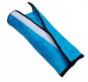 Подушка-накладка на ремень безопасности, синяя (1847)