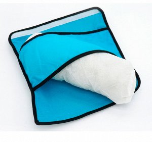Подушка-накладка на ремень безопасности, синяя (1847)