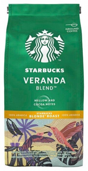 Кофе молотый Starbucks Veranda Blend 200г