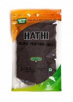 Mustard Black Seeds (BIG) / Горчица черная семена / 50 г / пакет / HATHI MASALA™