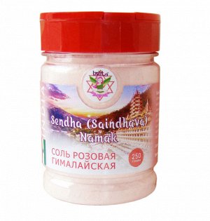 Соль розовая гималайская (Sendha (Saindhava) namak), 250 г, пл/уп.флип/крышка LALITA