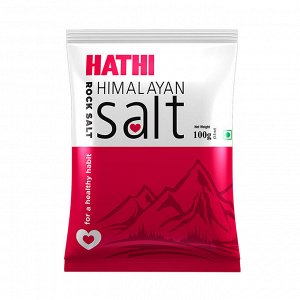 Pink Himalayan Salt / Розовая гималайская соль / 100 г / пакет / HATHI MASALA™