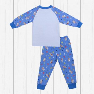 Пижама детская с принтом (футер)