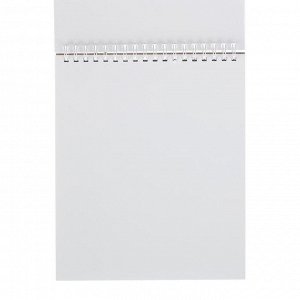 Скетчбук А5, 20 листов на гребне "Жираф", обложка мелованный картон, тиснение фольгой, твин-лак, 245 г/м2