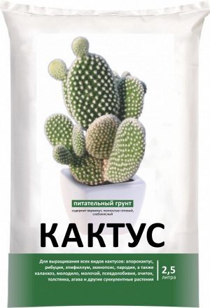 Грунт Кактус 2,5л Нов-Агро 1/20