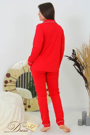 dress37 Костюм «Теплый сезон» брюки красный
