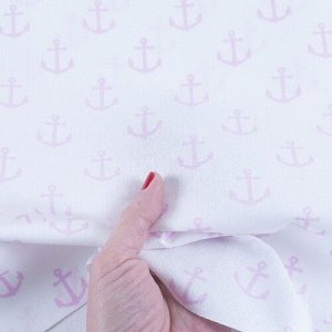 Ткань бязь плательная 150 см 1788/2А цвет розовый