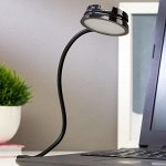 Светильник 16040/1 LED 0,5Вт USB черный 6х6х2 см