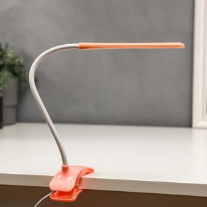 Лампа на прищепке «3мейка» 1 Вт 14 LED USB розовый 9x3.5x42 см RISALUX