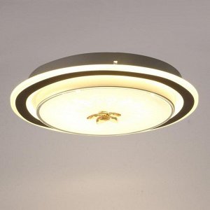 Светильник 670013N LED 80Вт 3 режима 3000-6000К диммер белый-черный 50х50х9 см