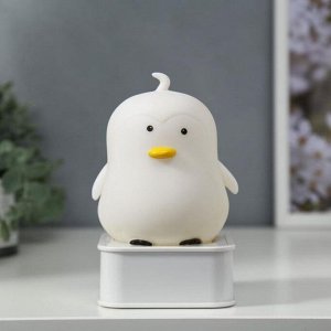 Фигурка световая RISALUX «Утёнок», LED-ночник, от батареек 4xАА, USB, RGB, 9x9x15.5 см, МИКС