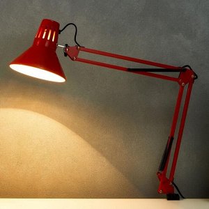 Лампа настольная Е27 40Вт красная 94х16,5х16,5 см