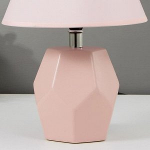 Лампа настольная 16368/1PK E14 40Вт розовый 20х20х30 см
