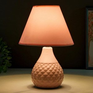 Лампа настольная 16369/1PK E14 40Вт розовый 20х20х30 см
