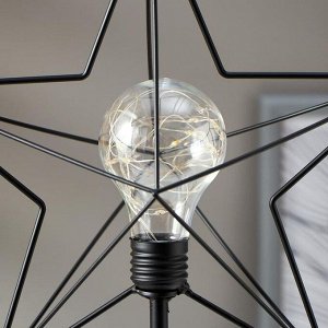 Ночник 16128/1 LED от батареек 3хАА черный 11х22х36,5 см RISALUX