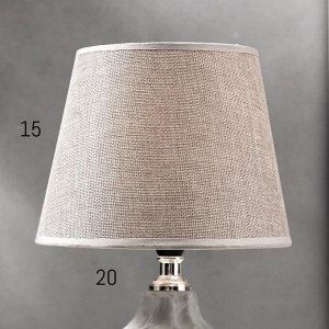 Настольная лампа 16428/1 E14 40Вт светло-серый 22,5х22,5х37 см RISALUX