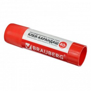 Клей-карандаш, BRAUBERG, 40 г