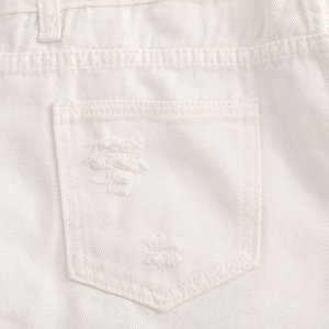 Женские шорты с лампасами, цвет белый