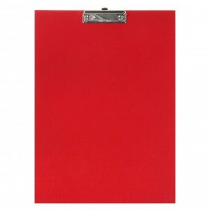 Планшет с зажимом А3, 420 x 300 мм, бумвинил, цвет красный (клипборд)
