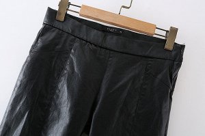Женские брюки из экокожи