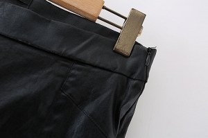 Женские брюки из экокожи