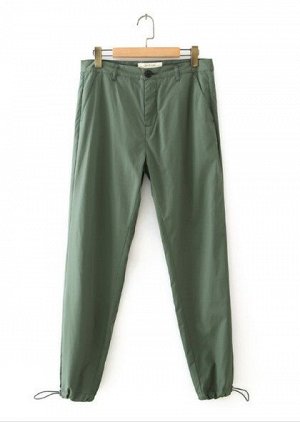 Мужские брюки-джоггеры, цвет зеленый