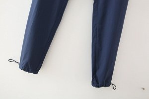 Мужские брюки-джоггеры, цвет синий