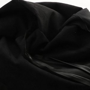 Женские брюки из эко-кожи, цвет черный