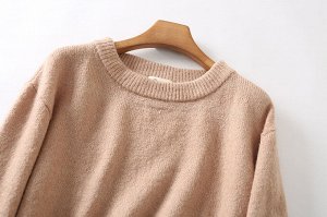 Женский свитер, цвет крем-брюле