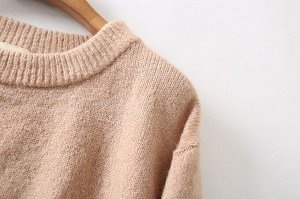 Женский свитер, цвет крем-брюле