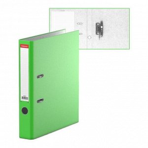 Папка–регистратор с арочным механизмом ErichKrause Neon, 50 мм, А4, зелёная