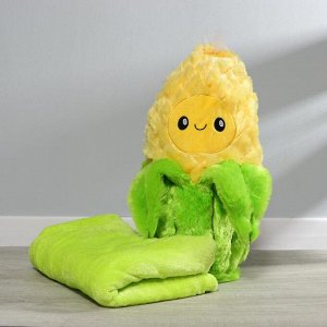 Мягкая игрушка «Кукуруза», с пледом