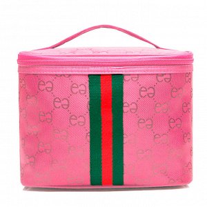 Косметичка-чемоданчик "e", цвет: бледно-розовый (21*15*14 )