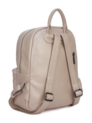 LACCOMA рюкзак 1015-21-F001-розовый перламутр эко кожа хлопок