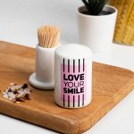 Подставка для зубочисток Love your smile, 5 х 7 см
