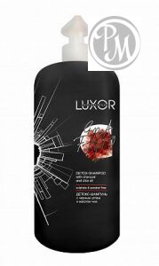 Luxor professional detox детокс шампунь бессульфатный с черным углем и маслом чия 1000мл