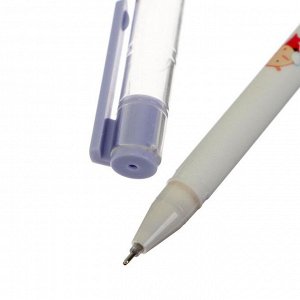 Ручка гелевая со стираемыми чернилами, стержень синий 0,5 мм, корпус МИКС (штрихкод на штуке)