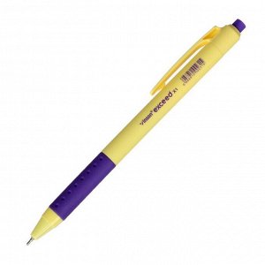 Ручка шариковая автоматическая 0,7мм синяя масляная,Vinson корпус МИКС резиновым держателем   529787