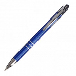 Ручка шариковая автоматическая 0,7мм синяя масляная,Vinson корпус МИКС металлический