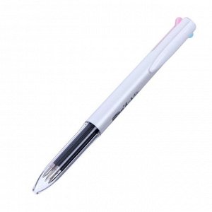 Ручка шариковая автоматическая 4-х цветная, корпус МИКС Перламутр, штрихкод на штуке