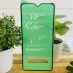 Керамическое “стекло” (пленка) 100D для SAMSUNG A10 / A10S / A12 (2020)/ V20/ XIAOMI REDMI 8A / OPPO A5S / M10/ FULL GLUE (на полный экран, полный клей, салфетки в комплекте)