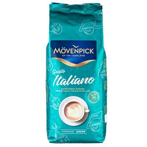 Кофе MOVENPICK GUSTO ITALIANO 1 кг зерно 1 уп.х 4 шт.